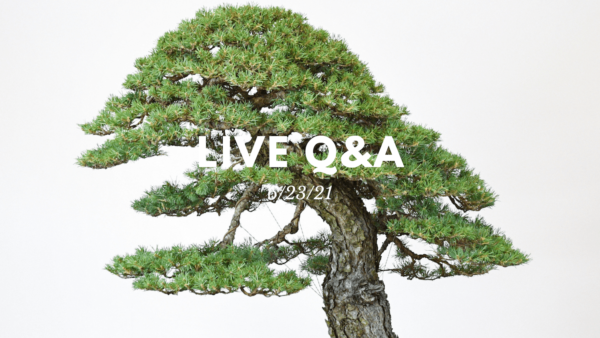 Bonsai-U Live Q&A session held on 6/23/21